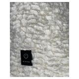 WHITE ELECTRIC THROW BLANKET WHITE ELECTRIC THROW BLANKET