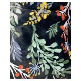 BLUE FLORAL THROW BLANKET BLUE FLORAL THROW BLANKET