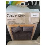 DARK GRAY CALVIN KLEIN KING SHEET SET DARK GRAY CALVIN KLEIN KING SHEET SET