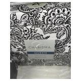 WHITE AND BLACK QUEEN SHEET SET WHITE AND BLACK QUEEN SHEET SET