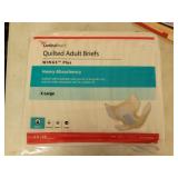 Cardinal - (Extra Large) Care Quilted Briefs Cardinal - (Extra Large) Care Quilted Briefs