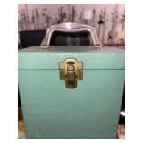 GREEN BOX WITH SIZE 45 RECORDS GREEN BOX WITH SIZE 45 RECORDS