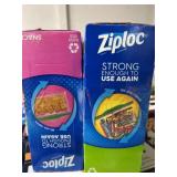 ZIPLOC SNACK & SANDWICH BAGGIES ZIPLOC SNACK & SANDWICH BAGGIES