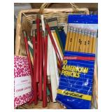 BASKET WITH PENCILS BASKET WITH PENCILS