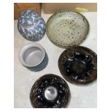 5-POTTERY PIECES 5-POTTERY PIECES
