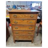 Solid Wood - 5 Drawer Dresser Chest Solid Wood - 5 Drawer Dresser Chest