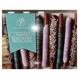 DIPPED PRETZEL CARAMEL RODS DIPPED PRETZEL CARAMEL RODS