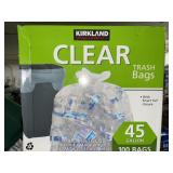 CLEAR TRASH BAGS CLEAR TRASH BAGS
