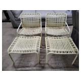 4 Piece - Patio Seat / Foot Rest Set 4 Piece - Patio Seat / Foot Rest Set