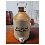 White Ways - Devon Cyder Advertising Crock White Ways - Devon Cyder Advertising Crock