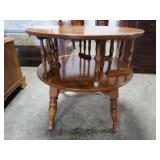 Heywood - 1900's 2 Tier Rotating Table Heywood - 1900's 2 Tier Rotating Table