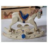 Vintage Wooden - Rocking Horse Decoration Vintage Wooden - Rocking Horse Decoration