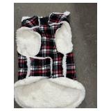 RED PLAID PET VEST SIZE XL RED PLAID PET VEST SIZE XL