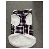 RED PLAID PET VEST SIZE XL RED PLAID PET VEST SIZE XL