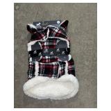 RED PLAID PET VEST SIZE MEDIUM RED PLAID PET VEST SIZE MEDIUM