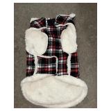 RED PLAID PET VEST SIZE LARGE RED PLAID PET VEST SIZE LARGE