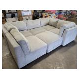 6 Piece - Grey Fabric Pit Group 6 Piece - Grey Fabric Pit Group