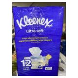 12-CUBE BOXES OF KLEENEX 12-CUBE BOXES OF KLEENEX