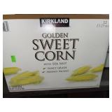 12-CANS OF KIRKLAND SWEET CORN 12-CANS OF KIRKLAND SWEET CORN