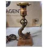 Vintage Fish Carved - Table Top Lamp Vintage Fish Carved - Table Top Lamp