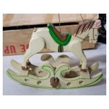Vintage Wooden - Rocking Horse Decoration Vintage Wooden - Rocking Horse Decoration