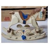 Vintage Wooden - Rocking Horse Decoration Vintage Wooden - Rocking Horse Decoration