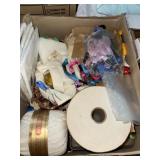 BOX LOT OF SEWING ITEMS BOX LOT OF SEWING ITEMS