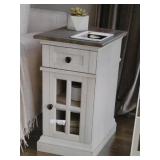 Tresanti - Chair Side Table W/Power (In Box) Tresanti - Chair Side Table W/Power (In Box)