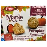 MAPLE CREME & PUMPKIN SPICE CREME COOKIES MAPLE CREME & PUMPKIN SPICE CREME COOKIES