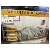 15lbs GRAY WEIGHTED BLANKET 15lbs GRAY WEIGHTED BLANKET