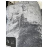 GRAY ELECTRIC HEATED THROW GRAY ELECTRIC HEATED THROW