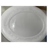WHITE TURKEY PLATTER WHITE TURKEY PLATTER