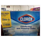 CLOROX DISINFECTING MOPPING CLOTHS CLOROX DISINFECTING MOPPING CLOTHS