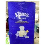 12-CUBE BOXES OF KLEENEX 12-CUBE BOXES OF KLEENEX