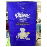 12-CUBE BOXES OF KLEENEX 12-CUBE BOXES OF KLEENEX