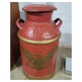 10 Gallon - Red Eagle Milk Canister / Planter 10 Gallon - Red Eagle Milk Canister / Planter