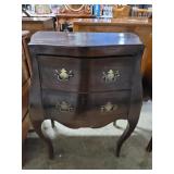 Dark Wood - Solid Victorian End Stand Dark Wood - Solid Victorian End Stand