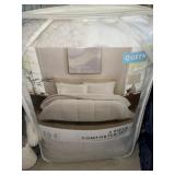 WHITE 3PC QUEEN COMFORTER SET WHITE 3PC QUEEN COMFORTER SET