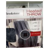 DARK GRAY HEATED THROW DARK GRAY HEATED THROW