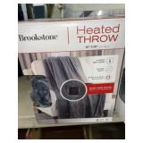 DARK GRAY HEATED THROW DARK GRAY HEATED THROW