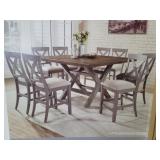 Bayside - 9 Piece Dining Table Set (In Box) Bayside - 9 Piece Dining Table Set (In Box)
