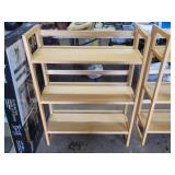 3 Tier Foldable Wood Bookshelf