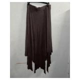 LADIES LONG BROWN SKIRT MEDIUM