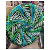 Sledz - 45' Round Disc Snow Board - Green / Blue