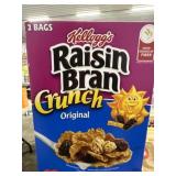 RAISIN BRAN CRUNCH WITH 2 BAGS OF CEREAL