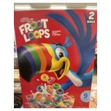 FROOT LOOPS WITH 2 BAGS OF CEREAL