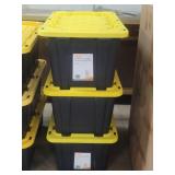 HDX - 27 Gal. Storage Totes W/Lids