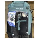 TEAL & BLACK TITAN INSULATED BACKPACK COOLER