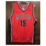 MARYLAND #15 BASKETBALL JEREEY 2XL