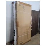 Ove - 60" Satin Nickel Shower Door (In Box)